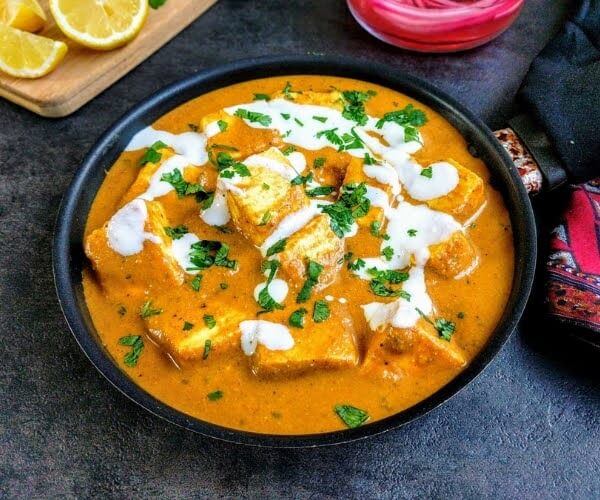 3. Mild and Creamy Paneer Butter Masala