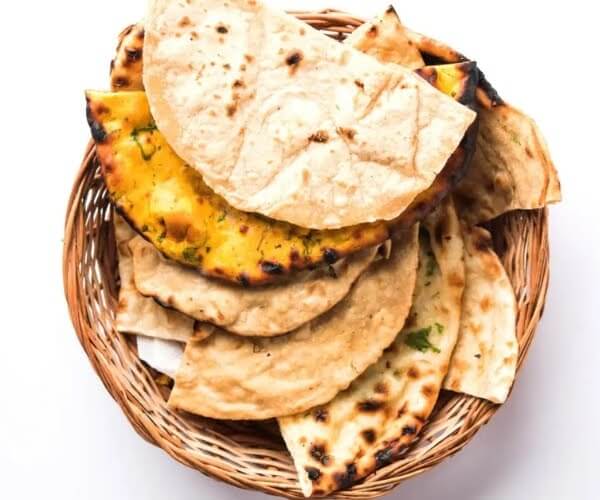 4. Essential Indian Breads Naan and Roti